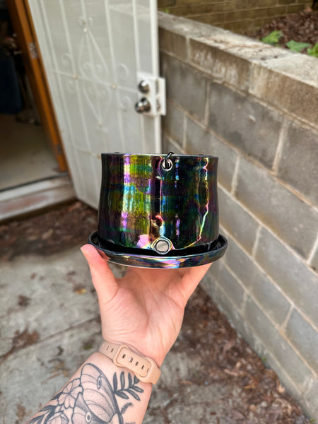 4” hanging luna planter