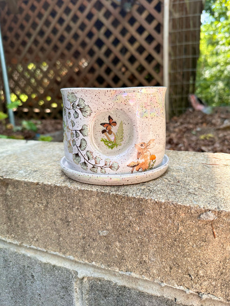 4” resin planter