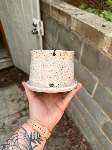 4” hanging luna planter