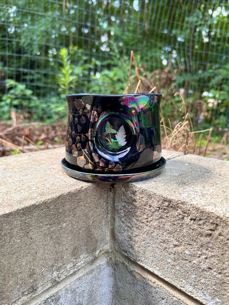 4” resin planter