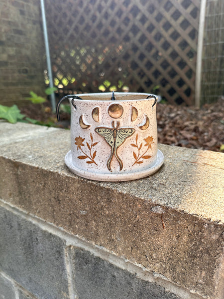 4” hanging luna planter