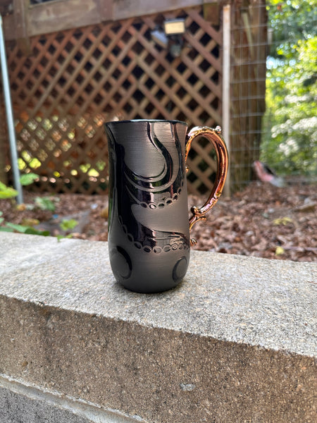 Octopus copper handle mug