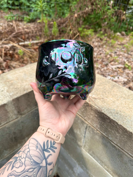 4” moon phase cauldron
