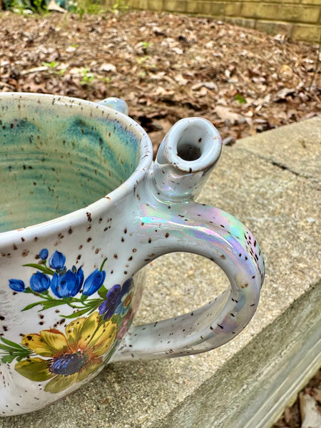 20 oz Flower cauldron mug