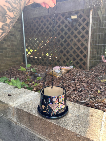 4” hanging luna planter