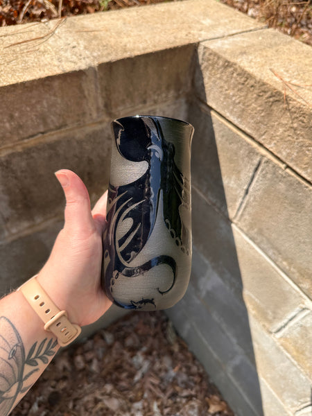 Octopus copper handle mug