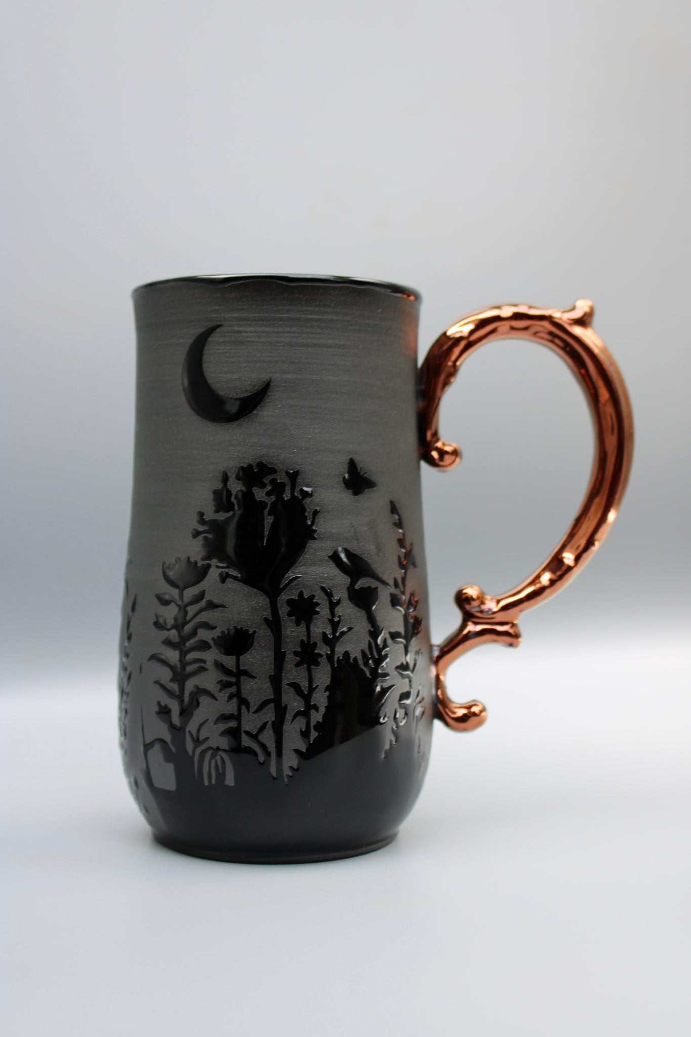 *Preorder* Black Floral Mug