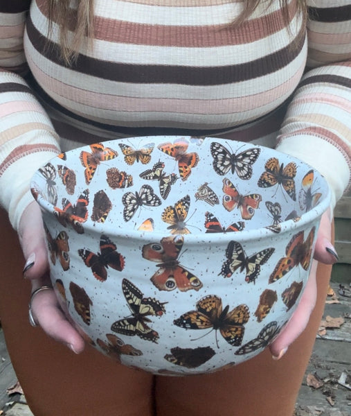 Large butterfly bowl