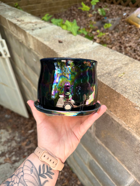 4” resin planter