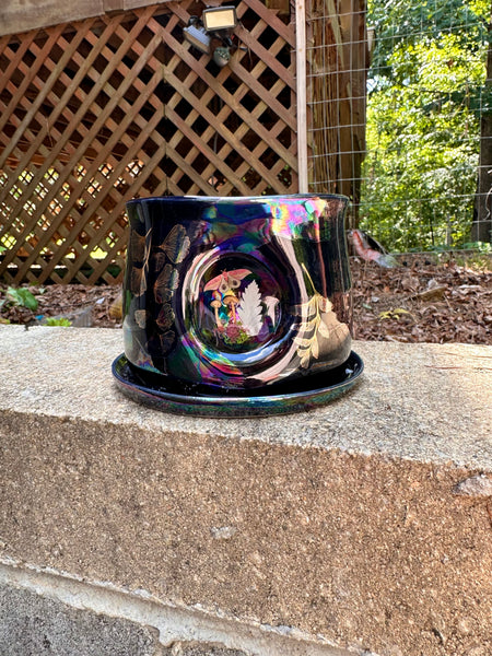 4” resin planter