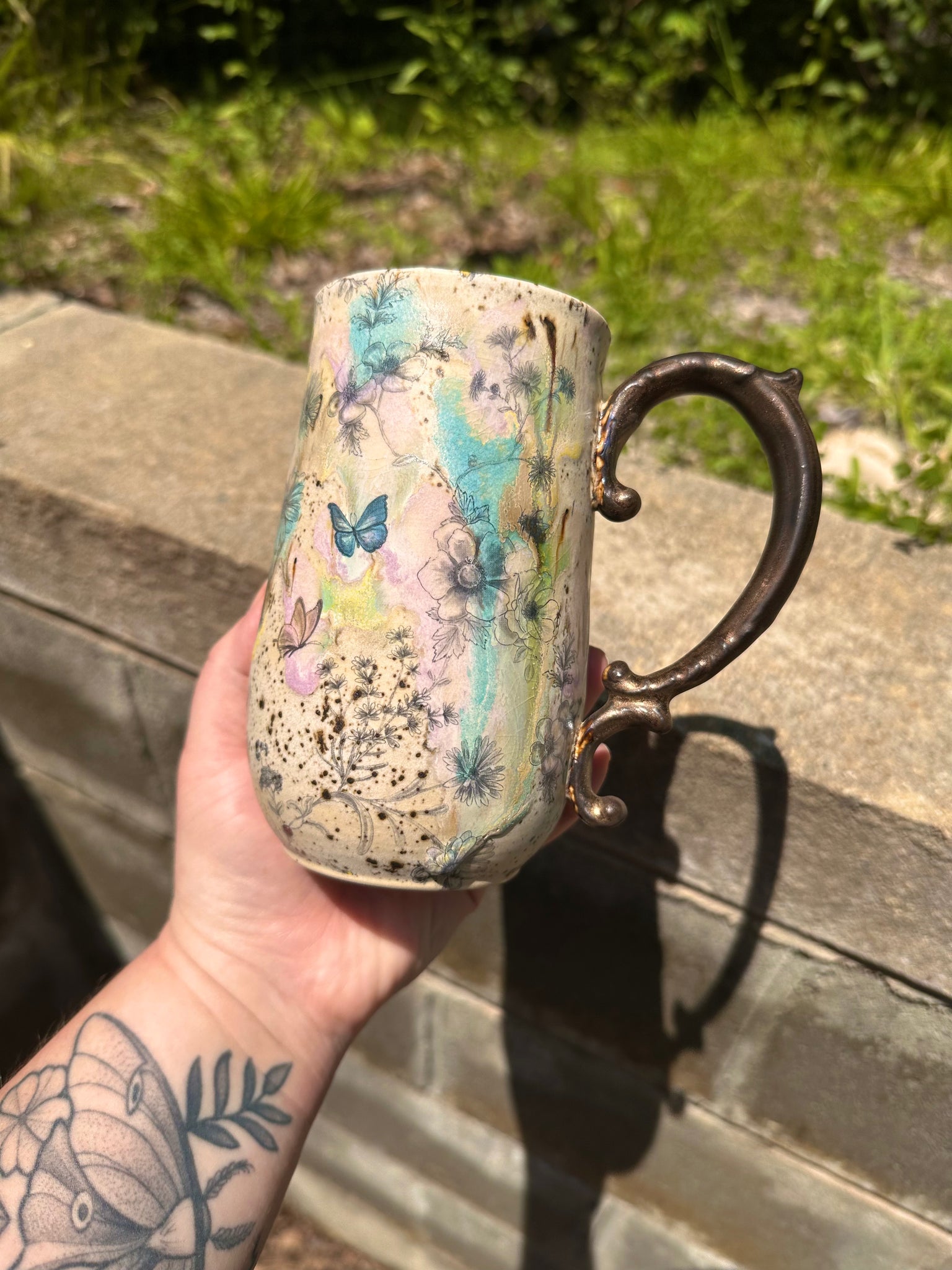 18 oz. Flower Mug